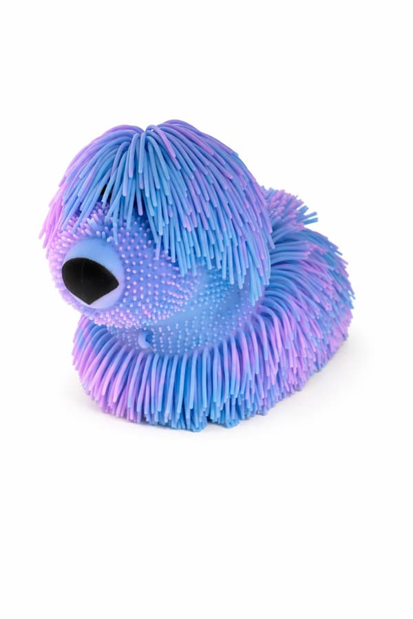 Squeeze Puffer Dog Blå