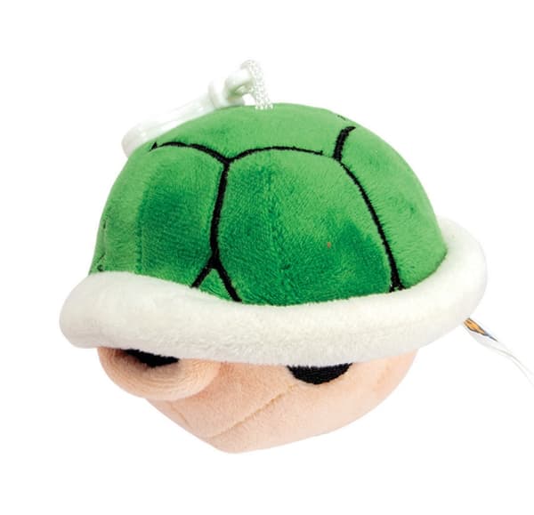 Super Mario Mjukdjur med clip Green Shell