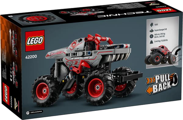 LEGO® Technic Monster Jam™ ThunderROARus™ vetomoottorilla 42200