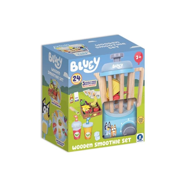 Bluey Smoothie Puinen setti