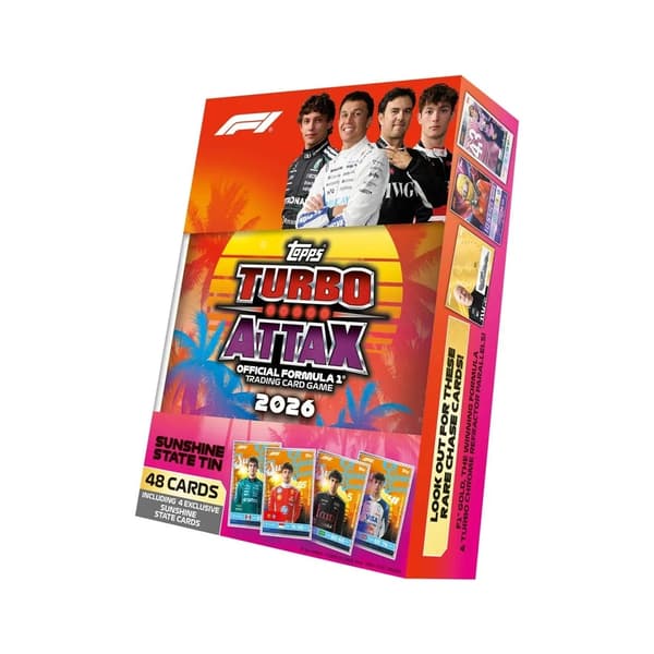 Topps F1 Turbo Attax 2026 Sunshine State Mega Tin