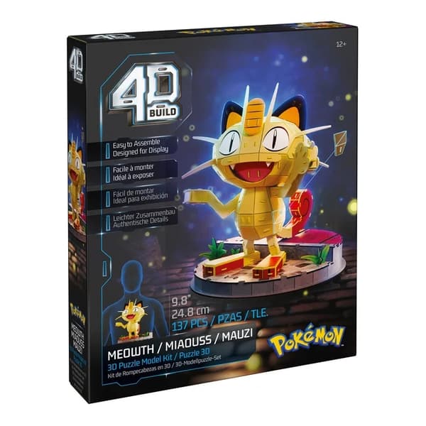 Pokemon 4D Build Puslespil Meowth
