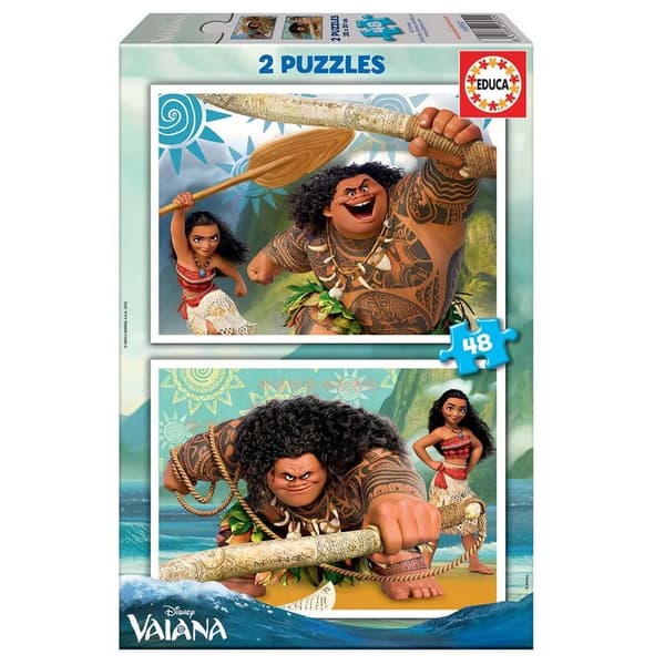 Educa Vaiana Palapeli 2x48 palaa