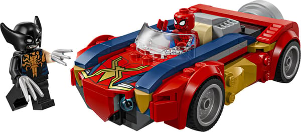 LEGO® Marvel Spider-Mans bil mot venomifierad Wolverine 76336