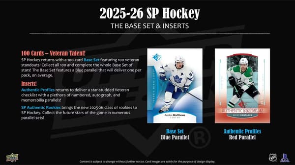 Upper Deck 2025-26 Hockey SP Blaster Box