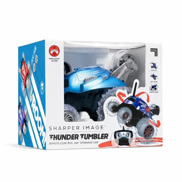 Sharper Image RC Thunder Tumbler Metallic Blue
