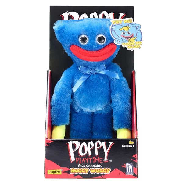 Poppy Playtime Face-Changing Huggy Wuggy Plush