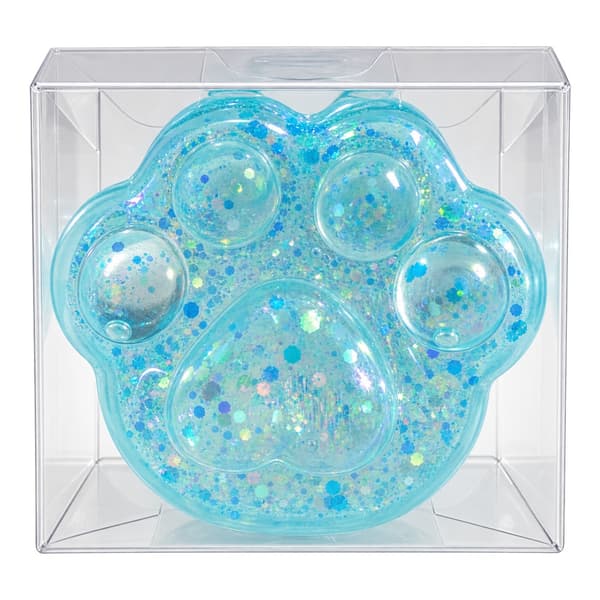 Squeeze Sugar Cat Paw Glitter Blue