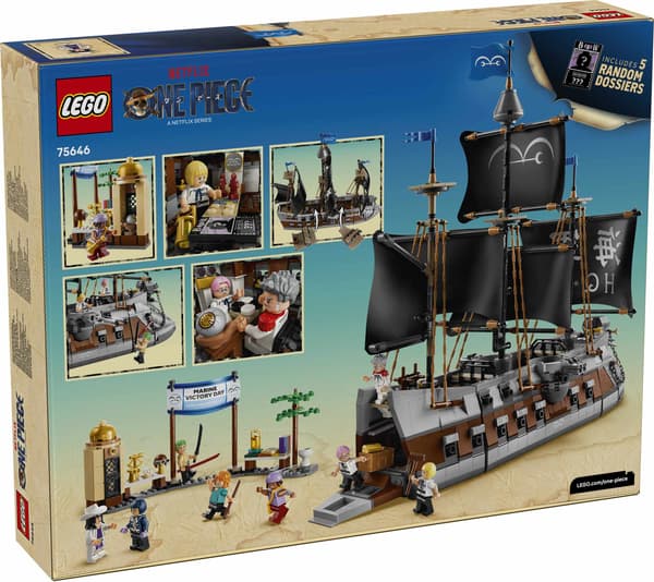 LEGO® One Piece Garps marinfartyg 75646