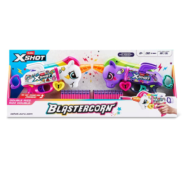 X-Shot Blastercorn Unicorn Double Rizz