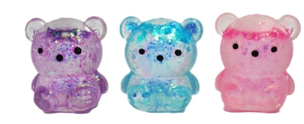Scrunchems Sugar Squishy Bears 3 kpl