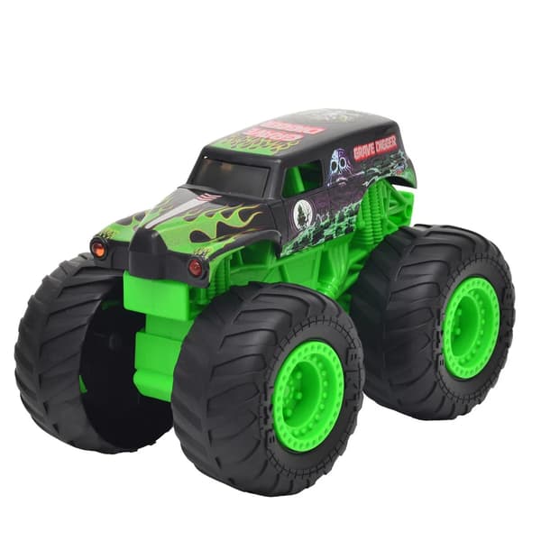 Monster Jam 1:24 ääni- ja valoaiheella Grave Digger