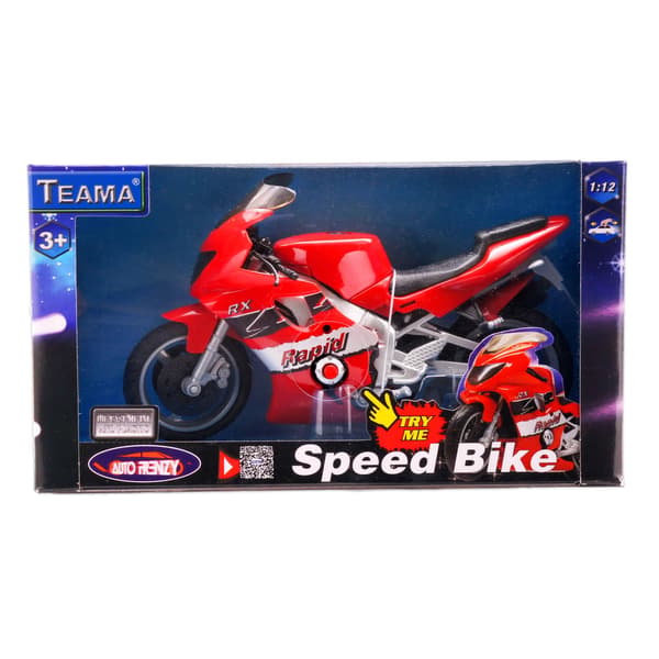 Speedbike motorcykel med lyd grøn