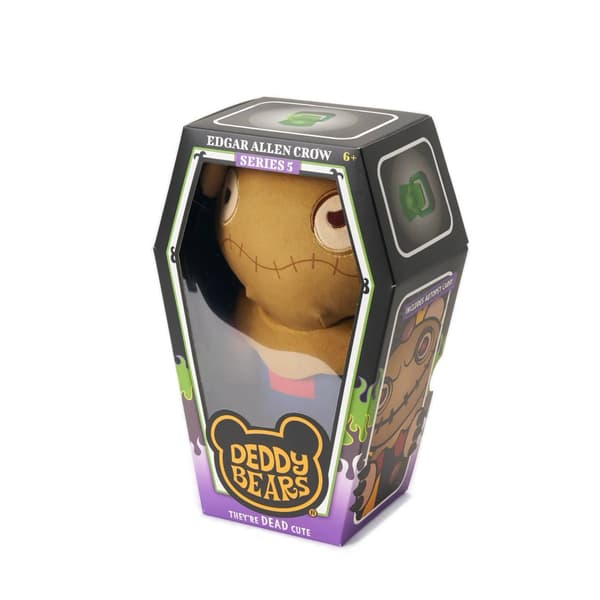 Deddy Bears Coffin S5 30cm Edgar Allen Crow