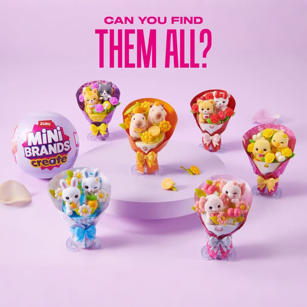 Mini Brands Create Kawaii Bouquets