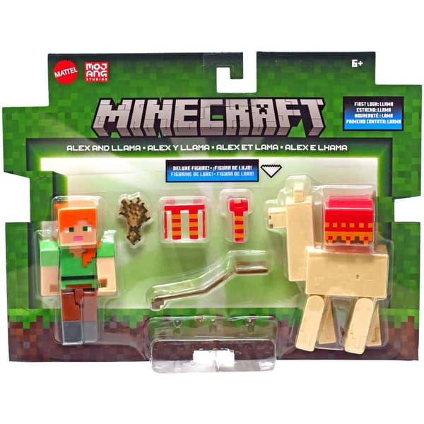 Minecraft Hahmo 2-pack Alex and Llama