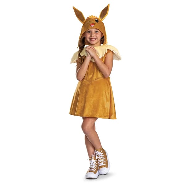 Pokemon Udklædningskjole Eevee 7-8år