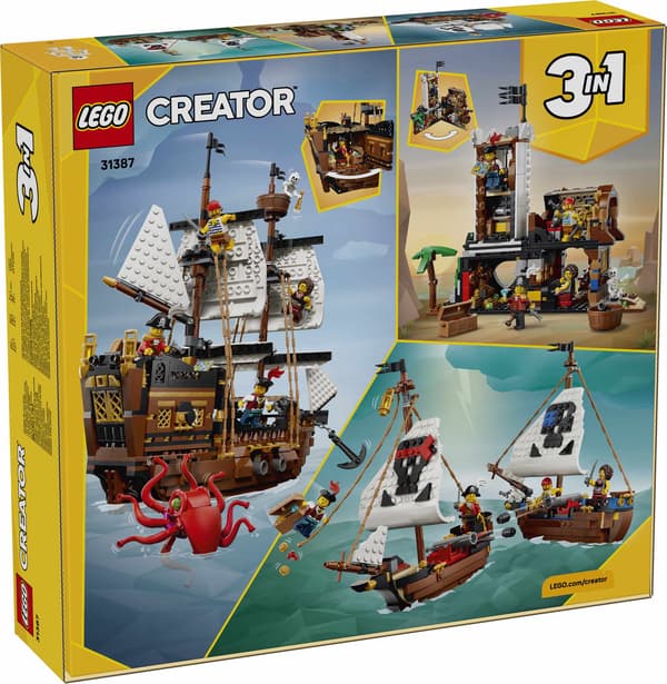 LEGO® Creator 3i1 Ikonisk piratskib 31387