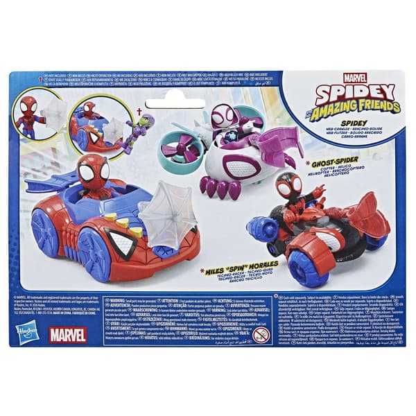 Spidey Amazing Friends Fordon med figur Spidey Web Crawler