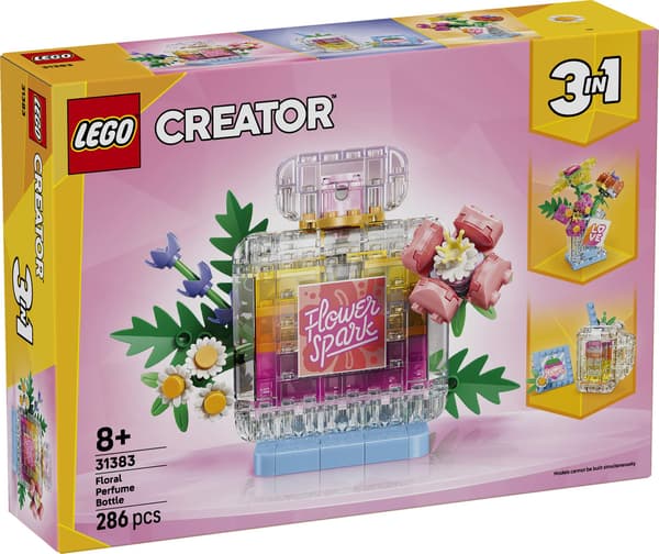 LEGO® Creator 3in1 Parfymflaska med blomsterdekoration 31383