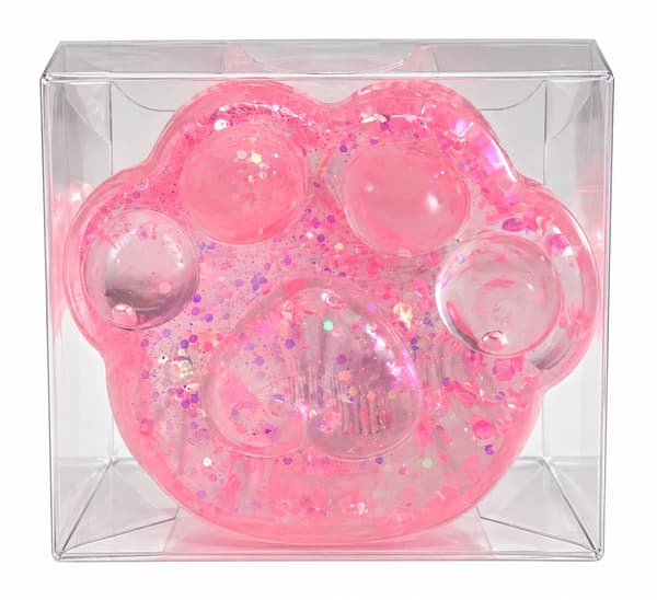 Squeeze Sugar Cat Paw Glitter Rosa