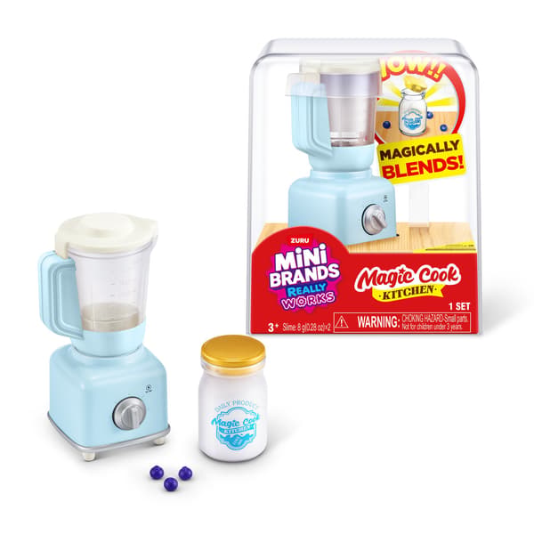 Mini Brands Magic Cook Kitchen Lyseblå blender