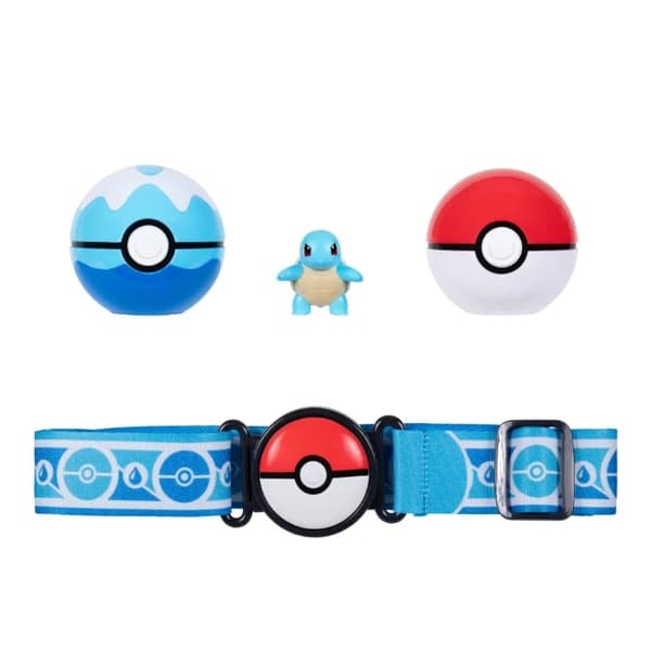 Pokemon Clip n Go Belt Set Squirtle Sininen