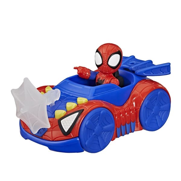 Spidey Amazing Friends Fordon med figur Spidey Web Crawler