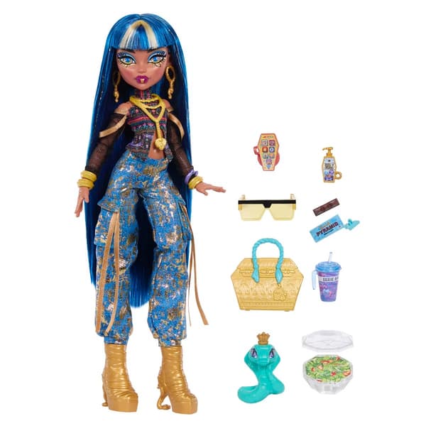 Monster High Docka Cleo De Nile med tilbehør
