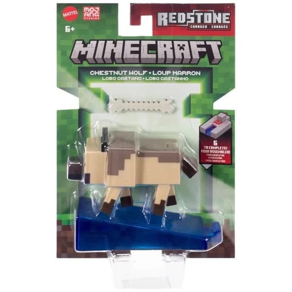Minecraft Redstone Hahmo Chestnut Wolf