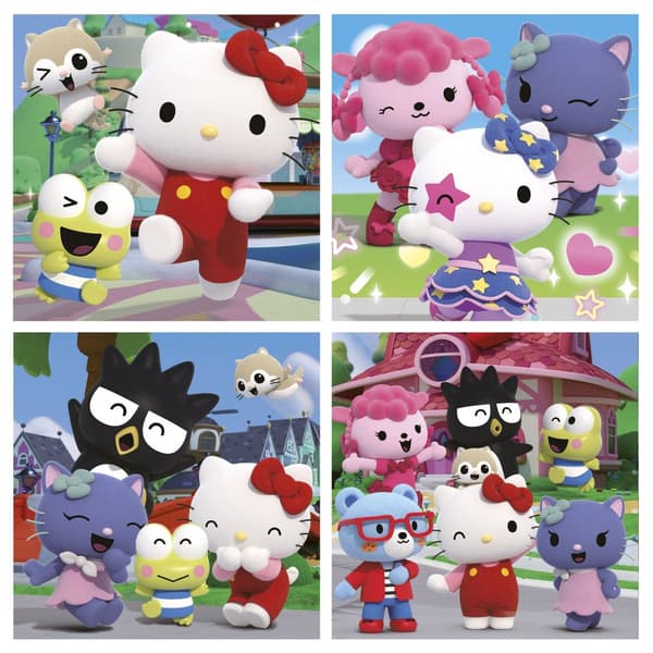 Educa Hello Kitty Pose med puslespil 12-16-20-25 brikker