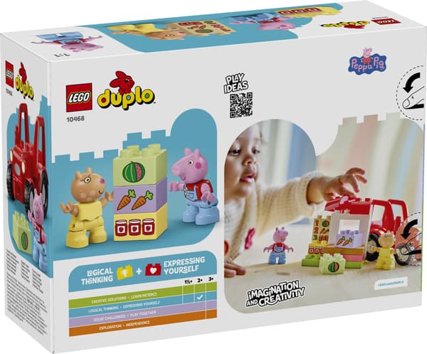 LEGO® DUPLO® Gurli Gris Traktor og marked 10468