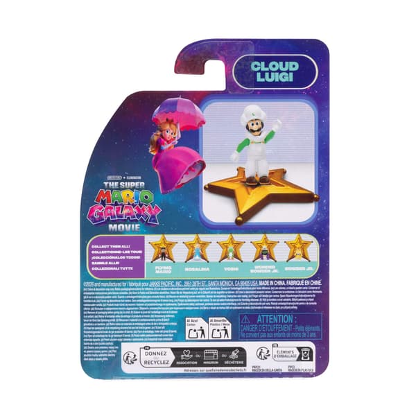 Mario Galaxy Movie Figur 4cm W2 Cloud Luigi