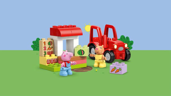 LEGO® DUPLO® Gurli Gris Traktor og marked 10468