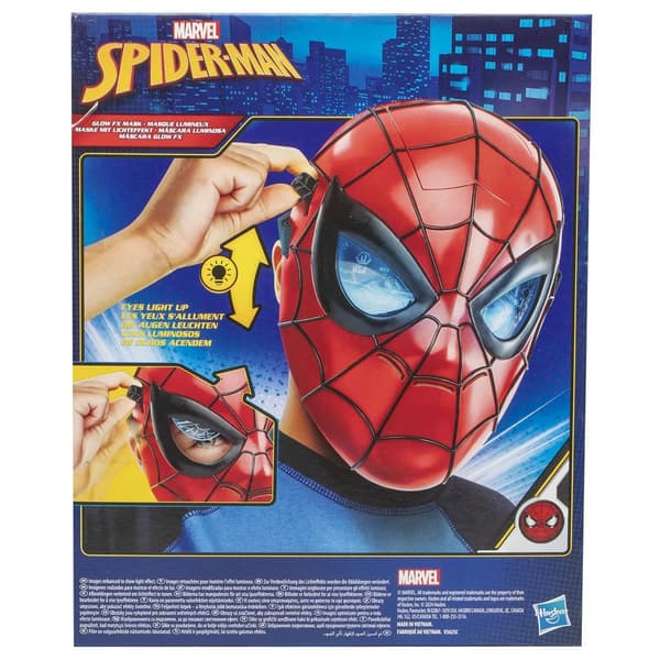 Spiderman Glow FX Mask med ljus