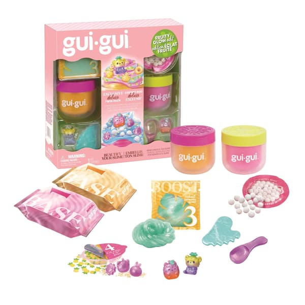 Gui Gui Slime Deluxe Twin Pack Fruity Glow