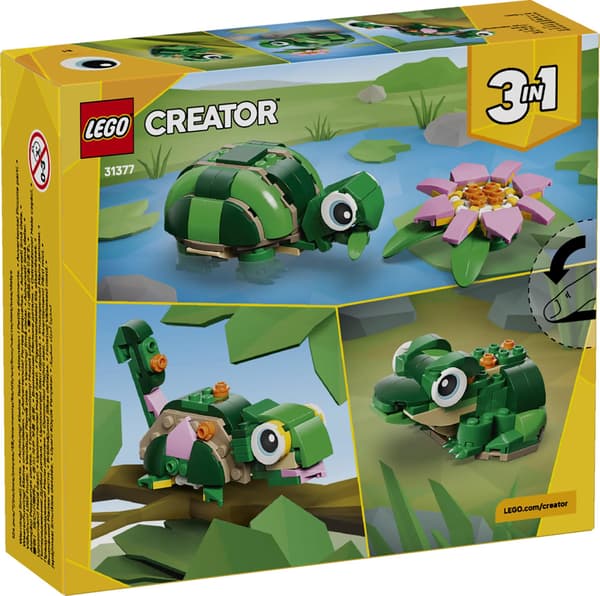 LEGO® Creator Skildpadde med åkande 31377