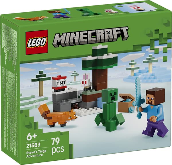 LEGO® Minecraft Steves taigaeventyr 21583
