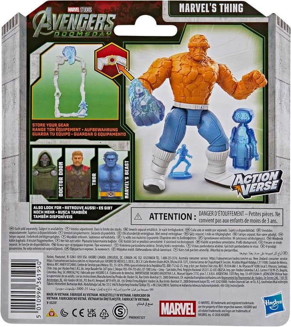 Avengers Doomsday ActionVerse Figur Marvels Thing