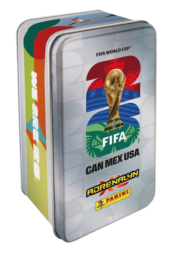 FIFA World Cup 2026 Mega Tin Grå