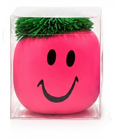 Squeeze Hoved Smiley Pink