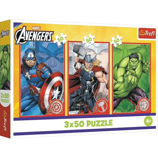 Trefl Marvel Avengers 3-pack Pussel 3x50 bitar