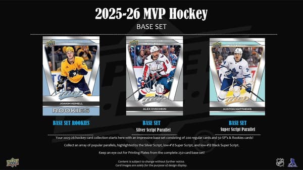 Upper Deck mvp NHL 2025-26 Hobby Booster