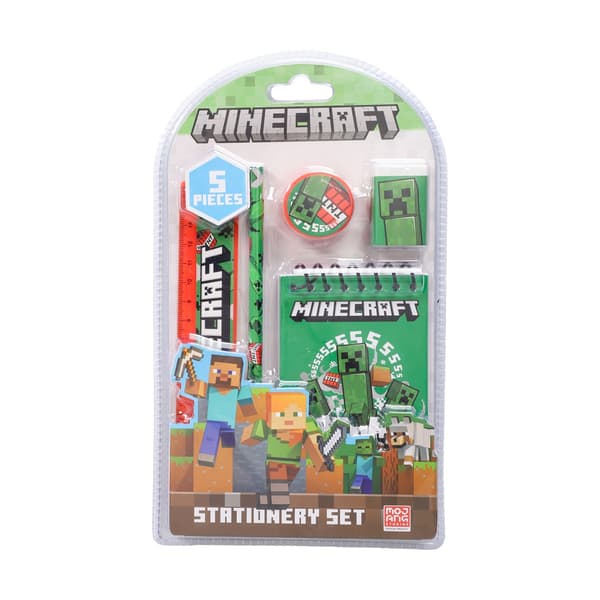 Minecraft-kirjoitussetti 5 osaa