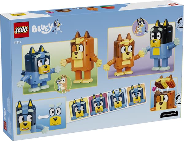 LEGO® Bluey Palikkahahmo Bluey ja perhe 11217