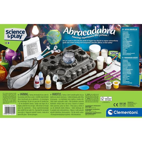 Science and Play Abracadabra Experiment (SE/FI)