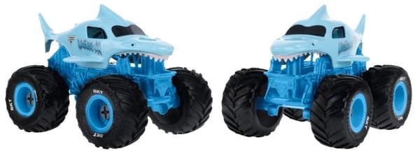 Monster Jam Mechanix 2-pack Megalodon/Grave Digger 1:32