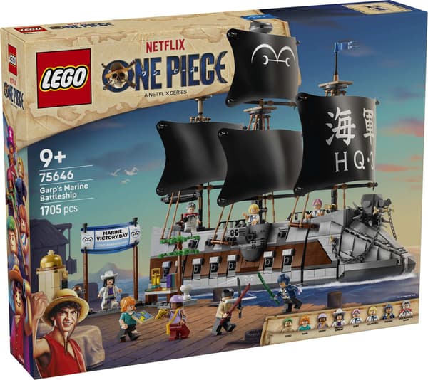 LEGO® One Piece Garpp's Marine Ship 75646