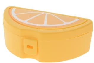 Madkasse med spork citron