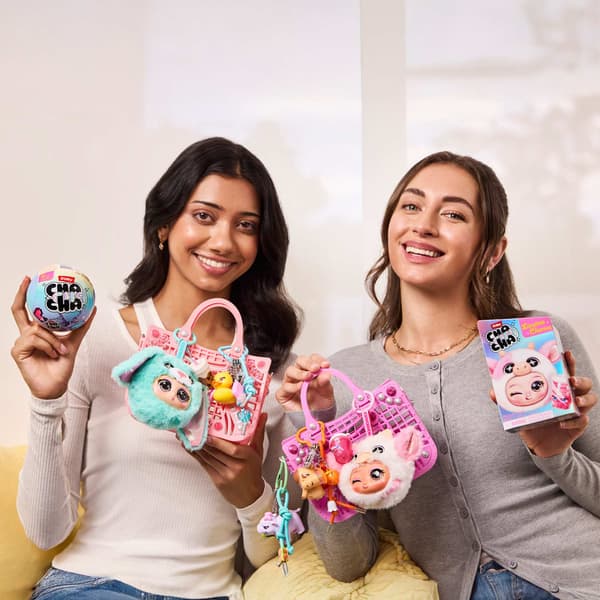 Cha Cha Cha Bag Väska med Charms Rosa